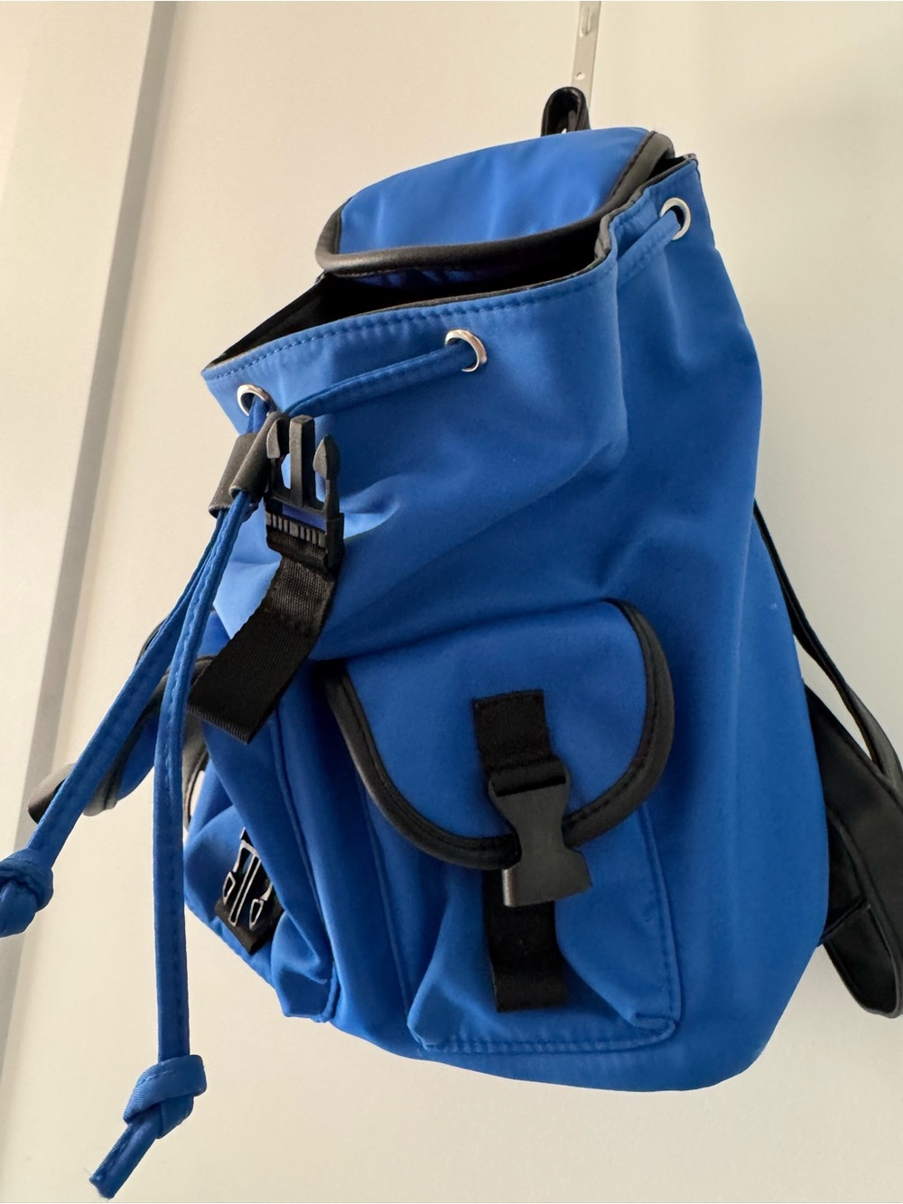 Bright Blue Mini Multi Pocket Backpack - Picture 2 of 7